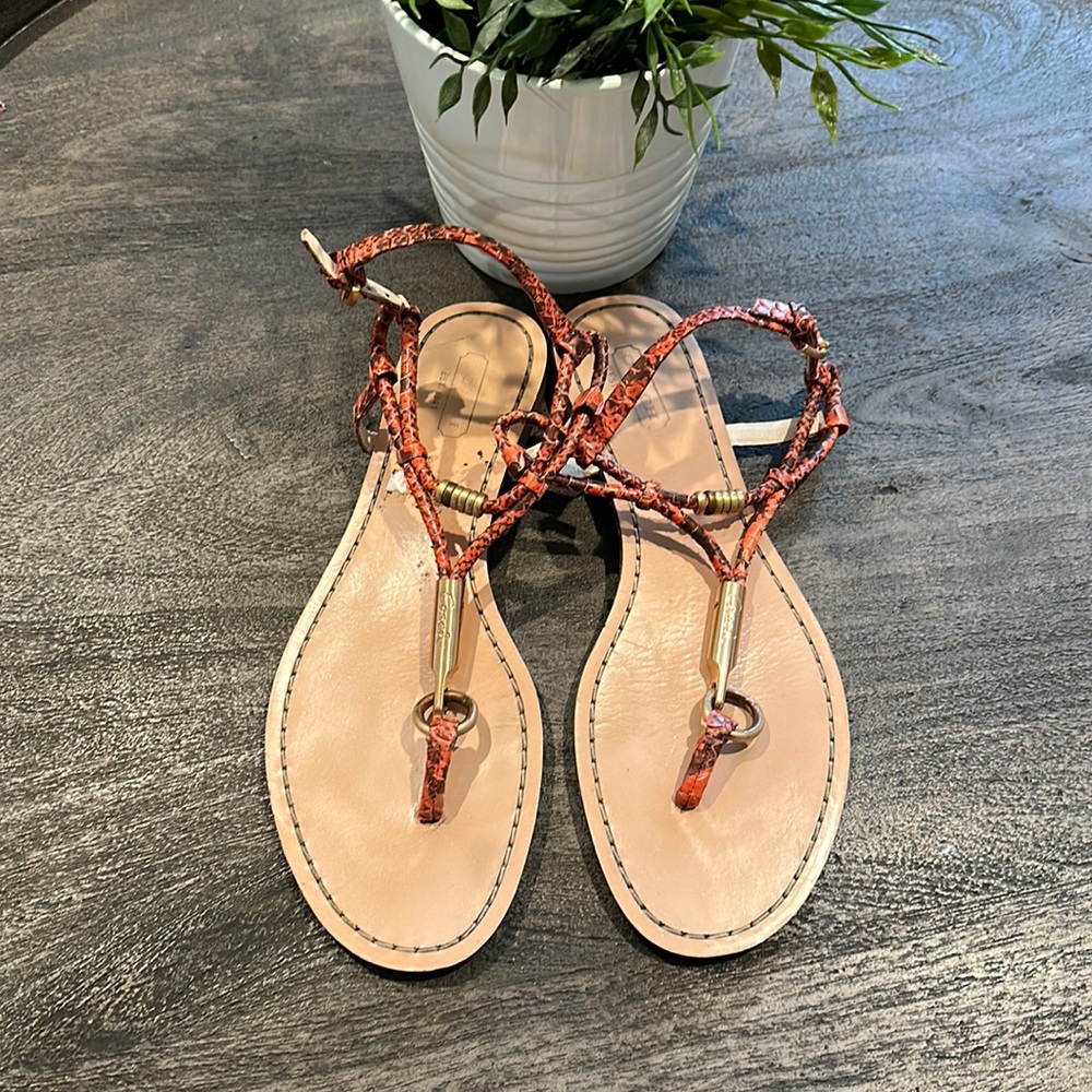 Gently used condition coach sandals size 7